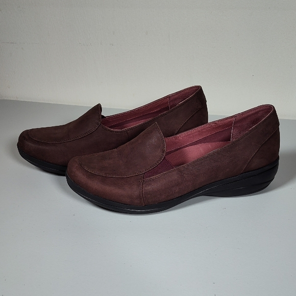 Dansko Marianne brown leather slip on loafers shoes 41 - Picture 1 of 10
